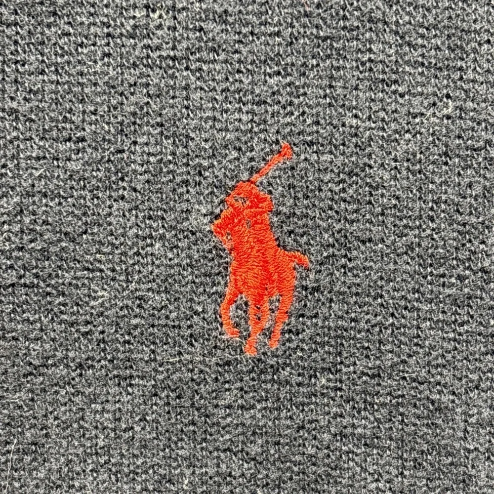 Vintage‎ Y2K Polo Ralph Lauren Blue 1/4 Zip Large Fleece Pullover USA 90s Preppy